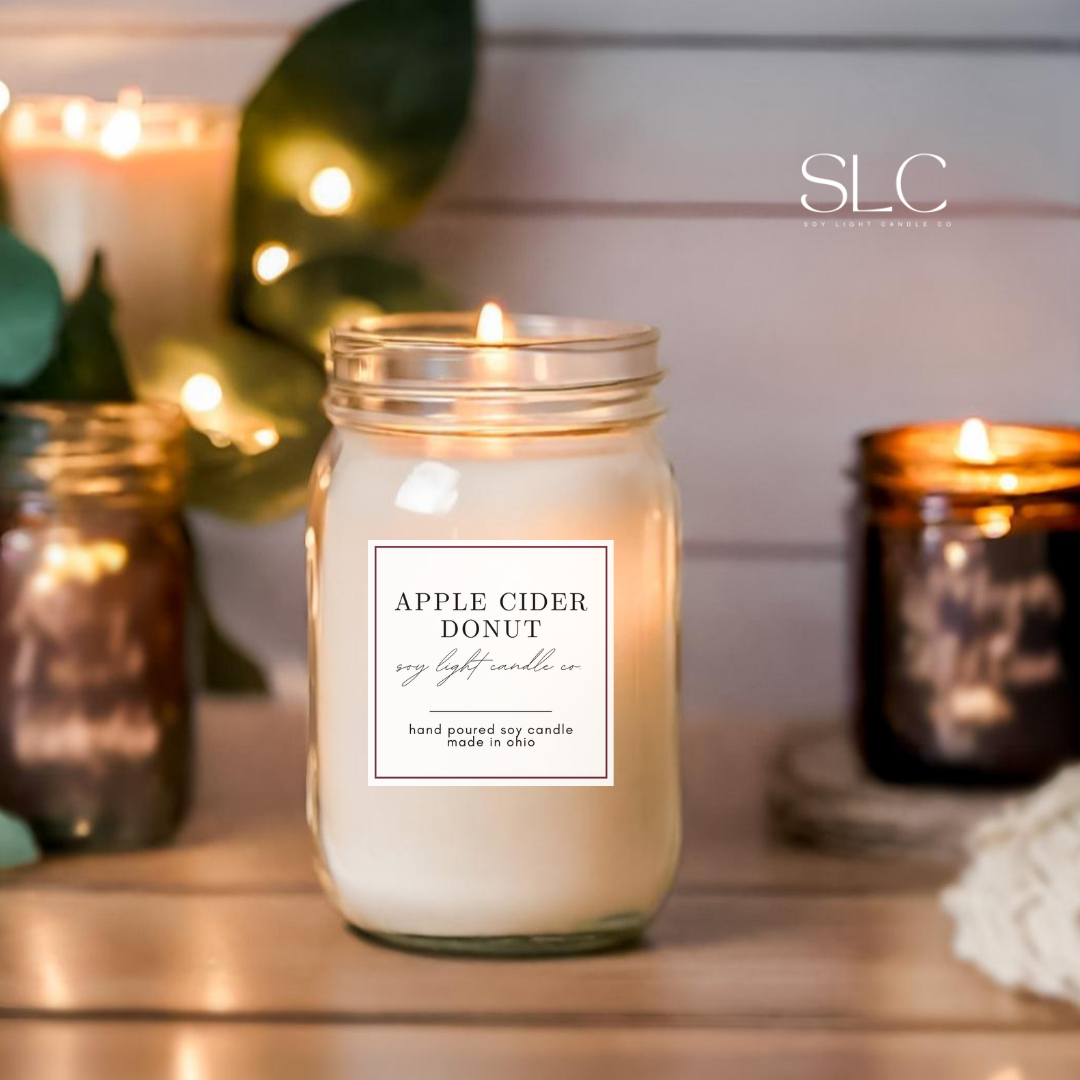 Apple cider Donut Candle