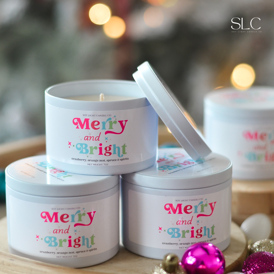 NEW* Merry &amp; Bright Candle