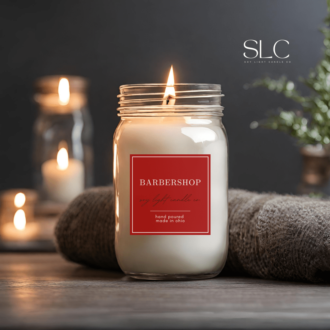 Barbershop Candle - Soy Light Candle Co.