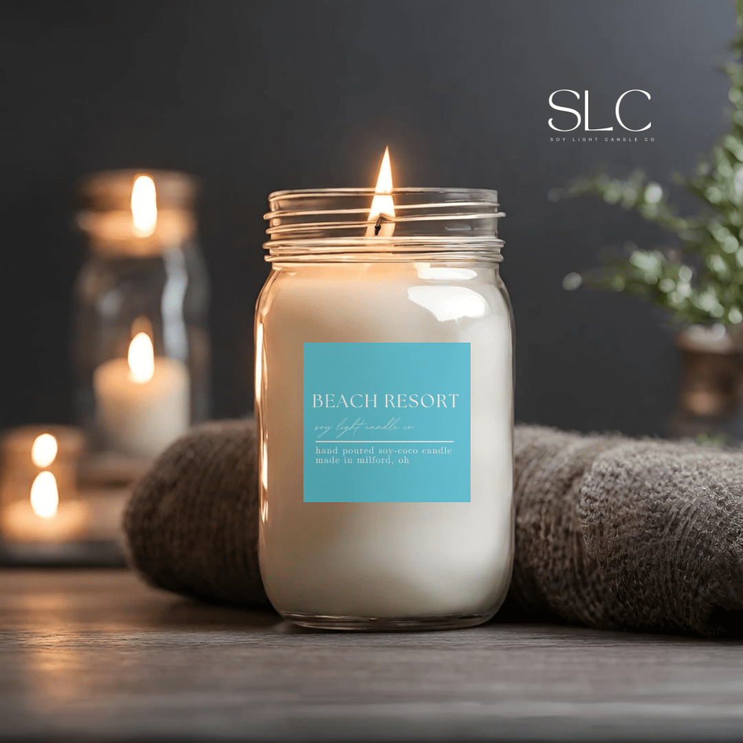 Beach Resort Candle - Soy Light Candle Co.