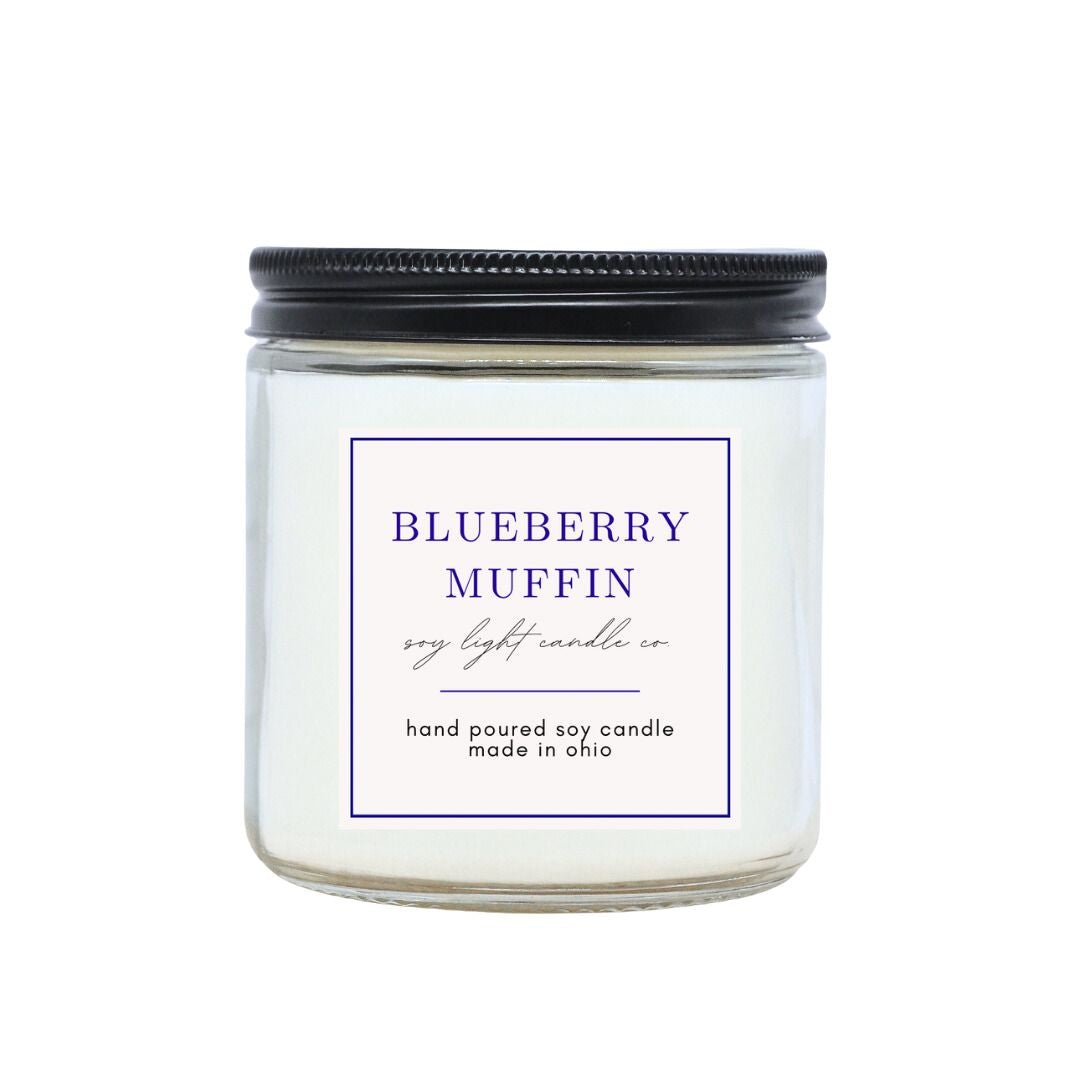 Blueberry Muffin Candle - Soy Light Candle Co.