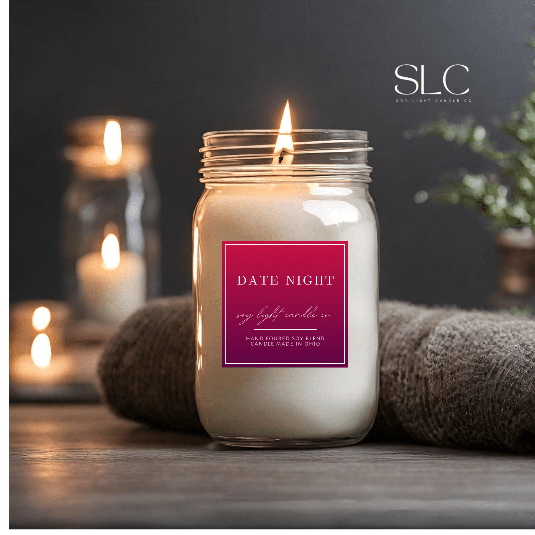 Date Night Candle - Soy Light Candle Co.