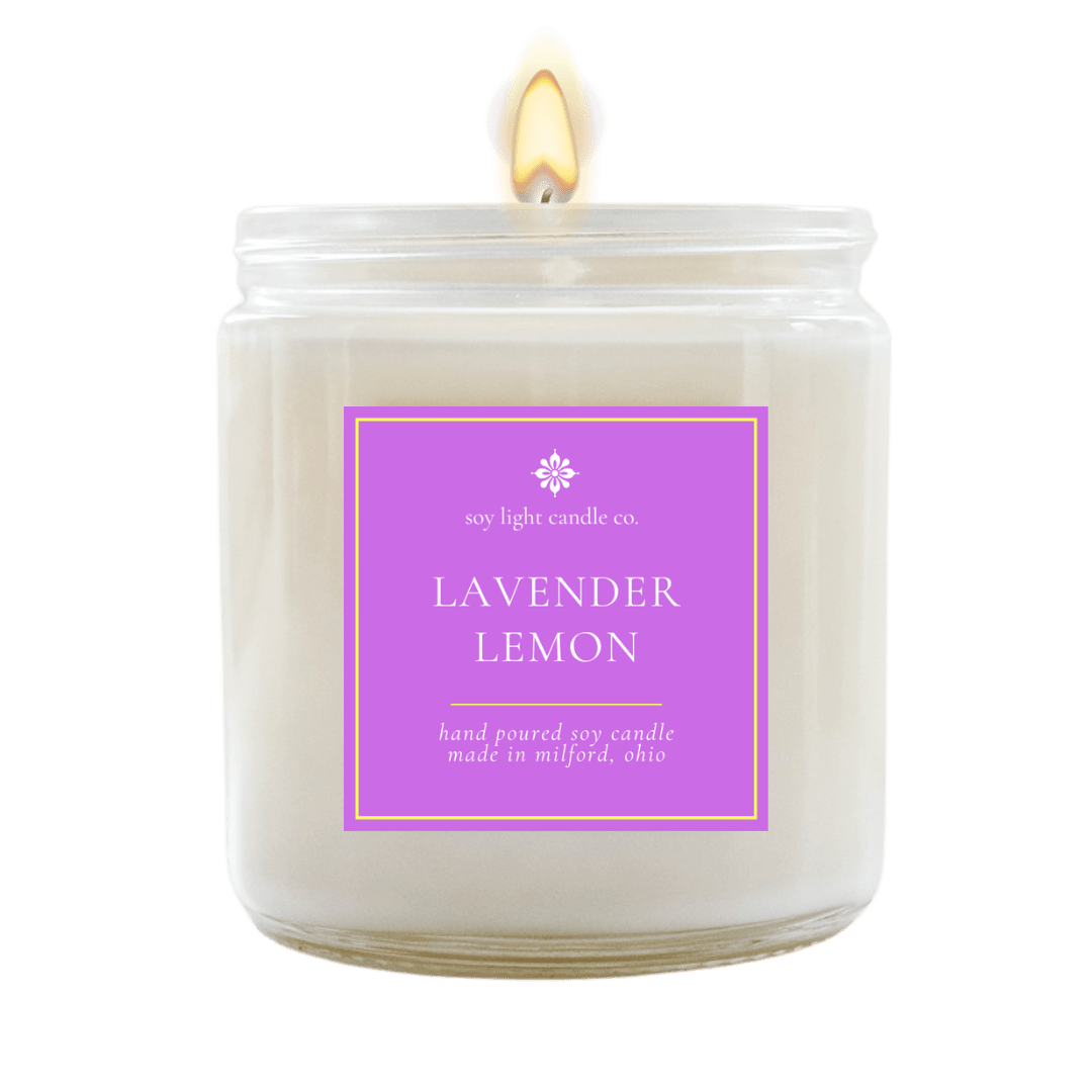 Lavender Lemon for MJHS PTA Spring Candle Fundraiser - Soy Light Candle Co.