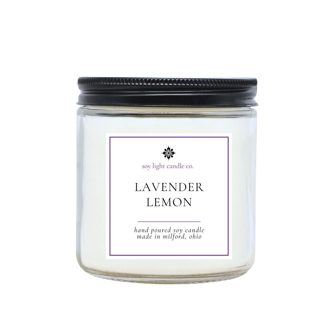 Lavender Lemon for MJHS PTA Spring Candle Fundraiser - Soy Light Candle Co.