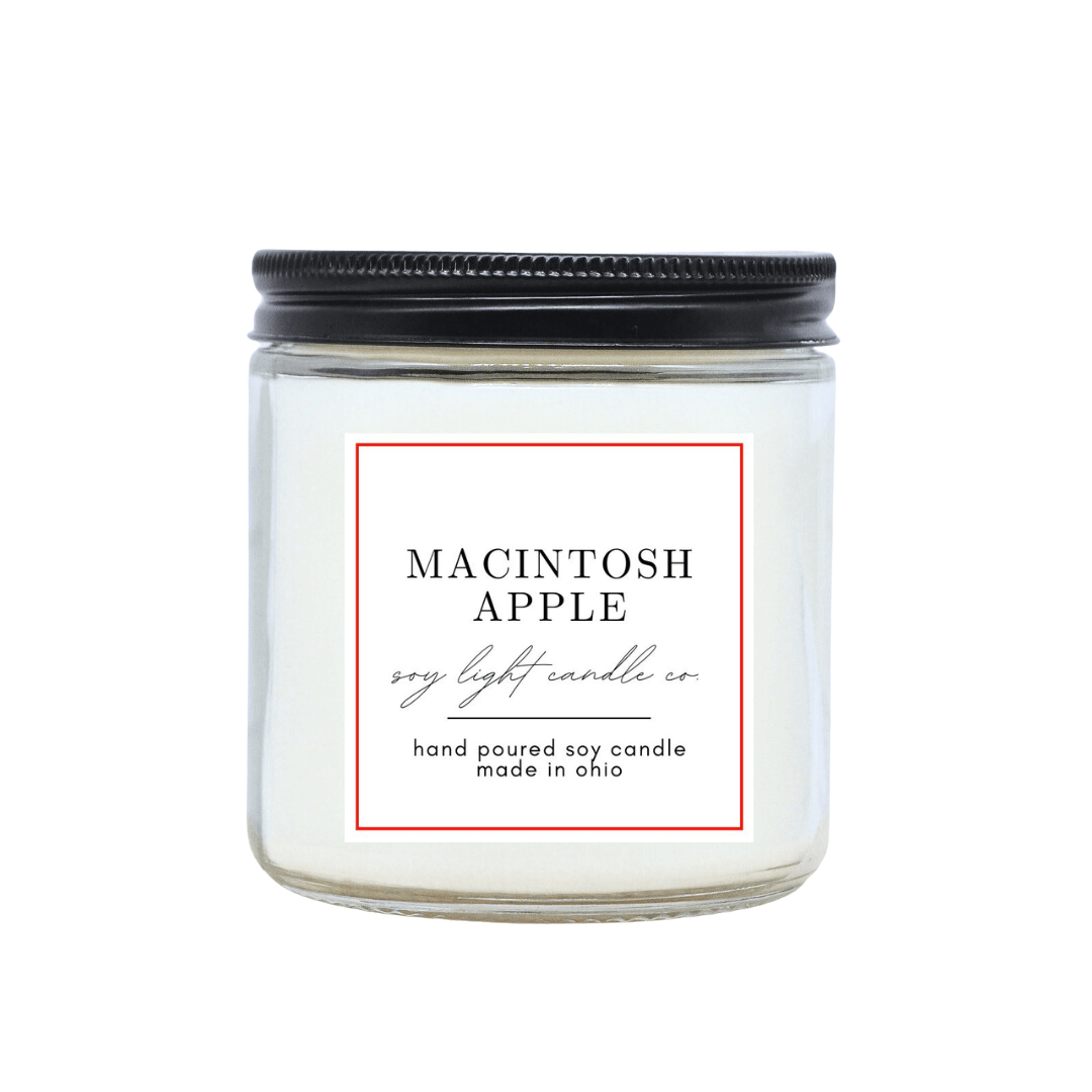 Macintosh Apple Candle - Soy Light Candle Co.