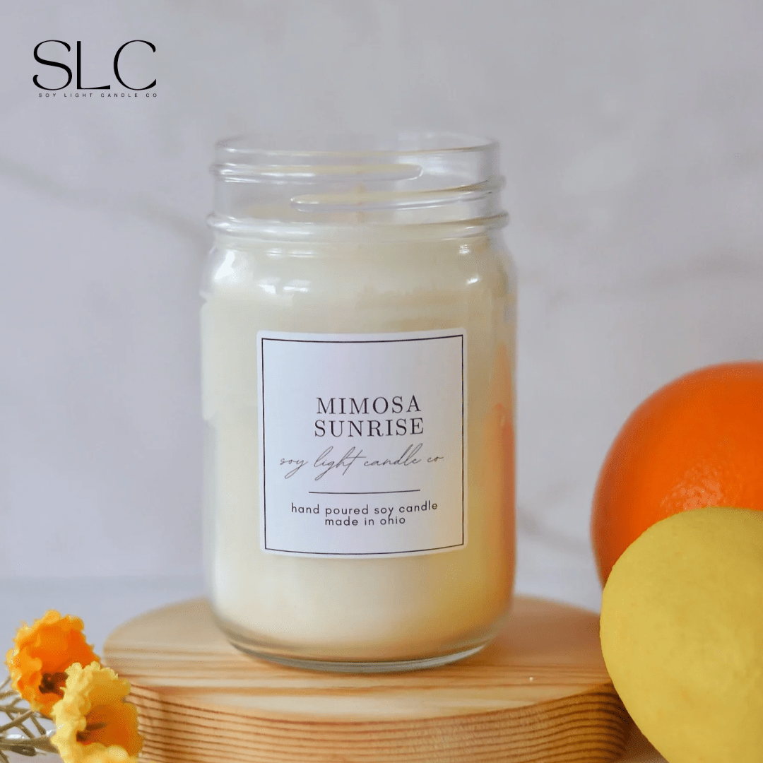 Mimosa Sunrise Candle - Soy Light Candle Co.