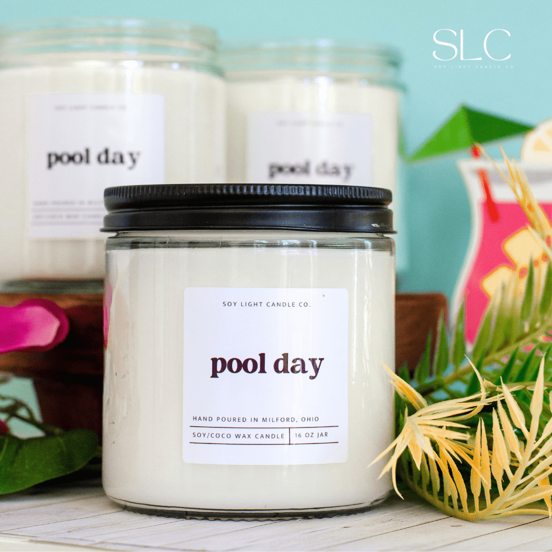 Pool Day Candle - Soy Light Candle Co.