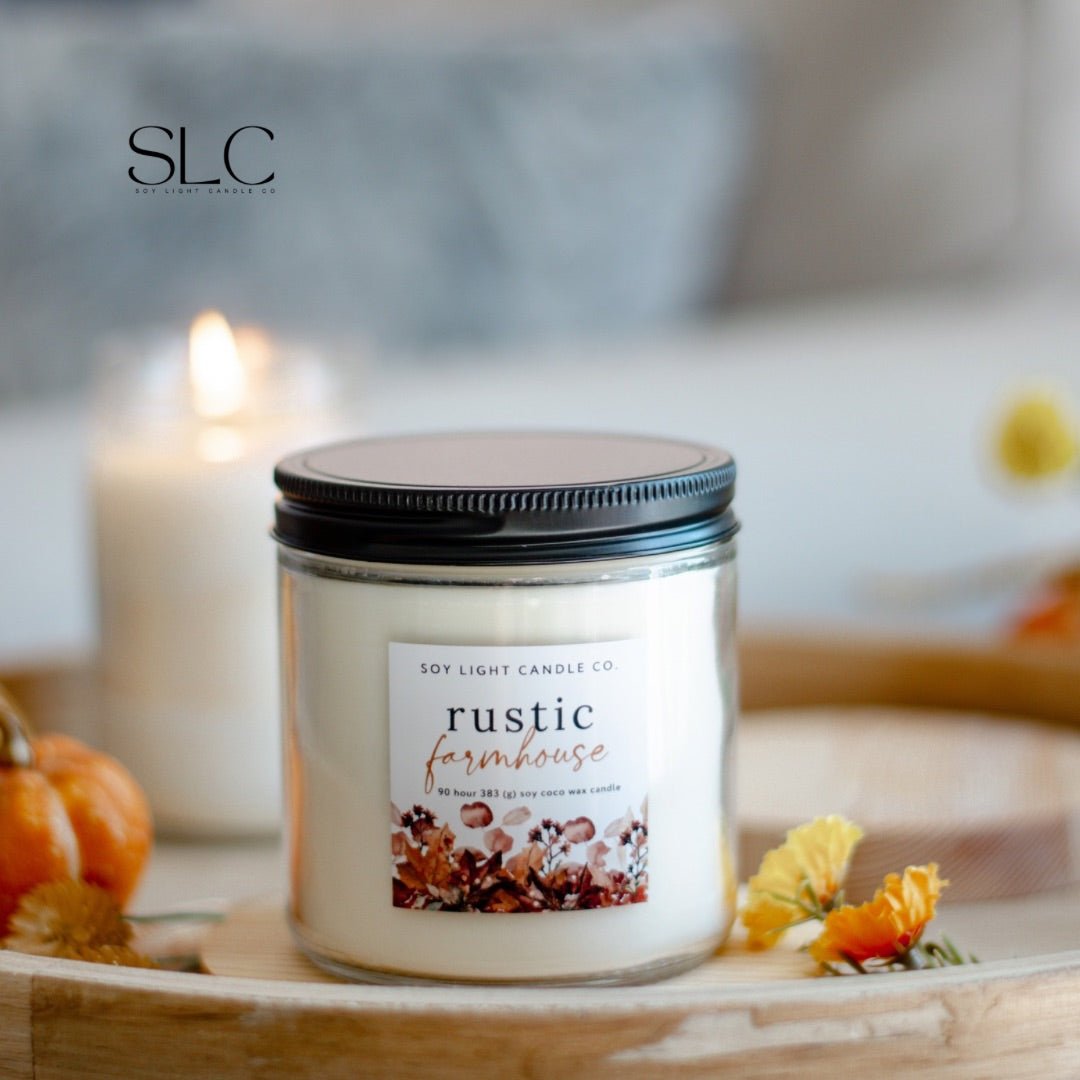 Rustic Farmhouse Candle - Soy Light Candle Co.