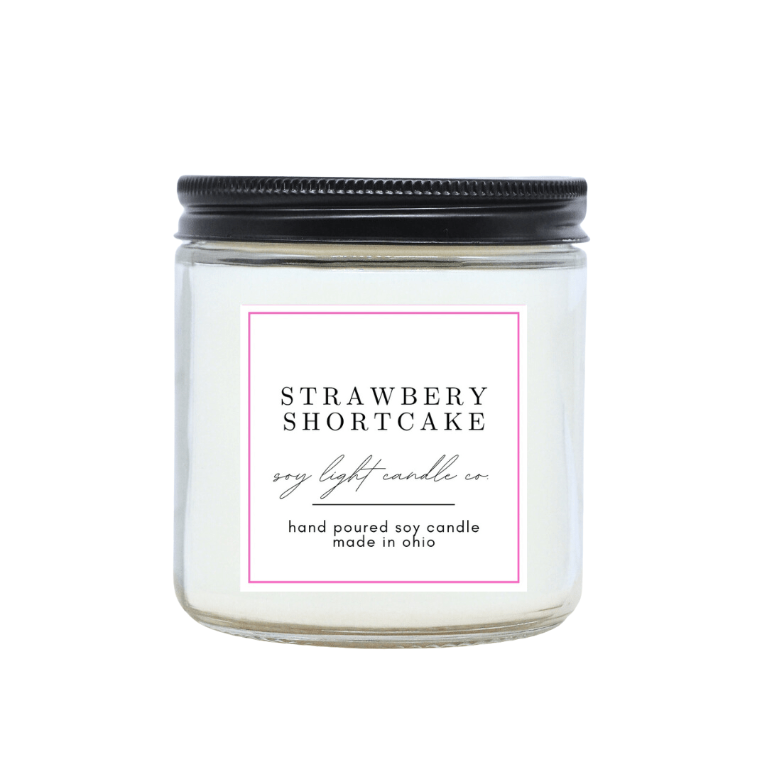 Strawberry Shortcake Candle - Soy Light Candle Co.