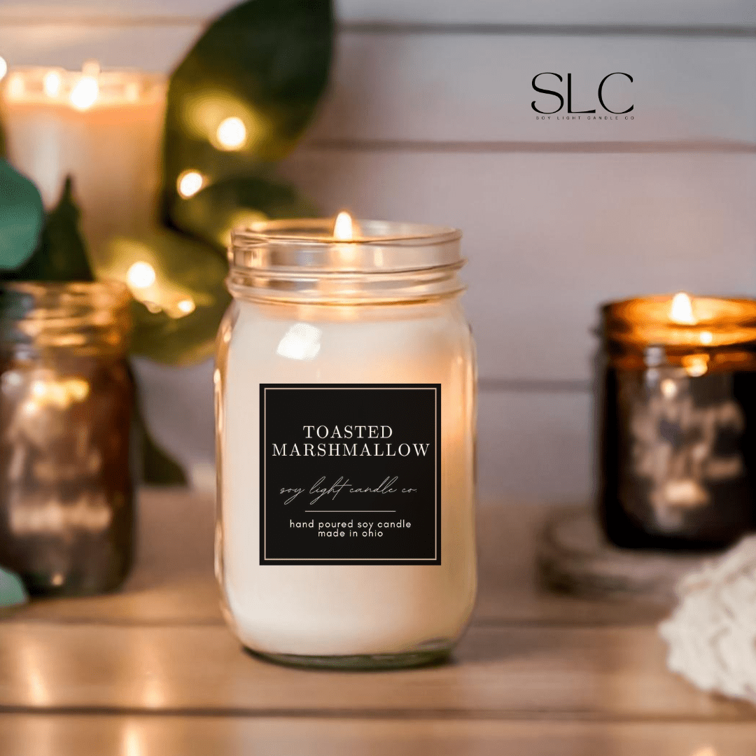 Toasted Marshmallow Candle - Soy Light Candle Co.