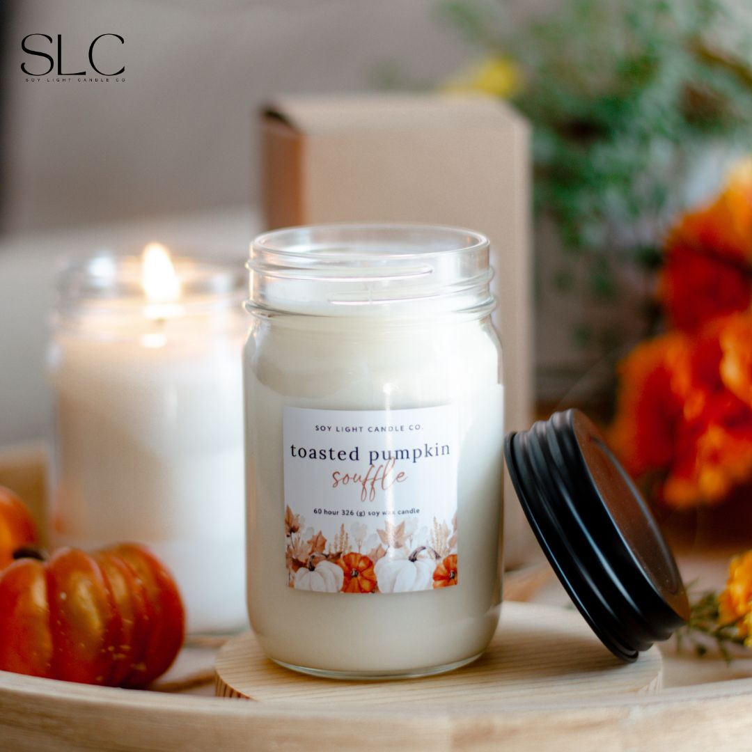 Toasted Pumpkin Soufflé Candle - Soy Light Candle Co.