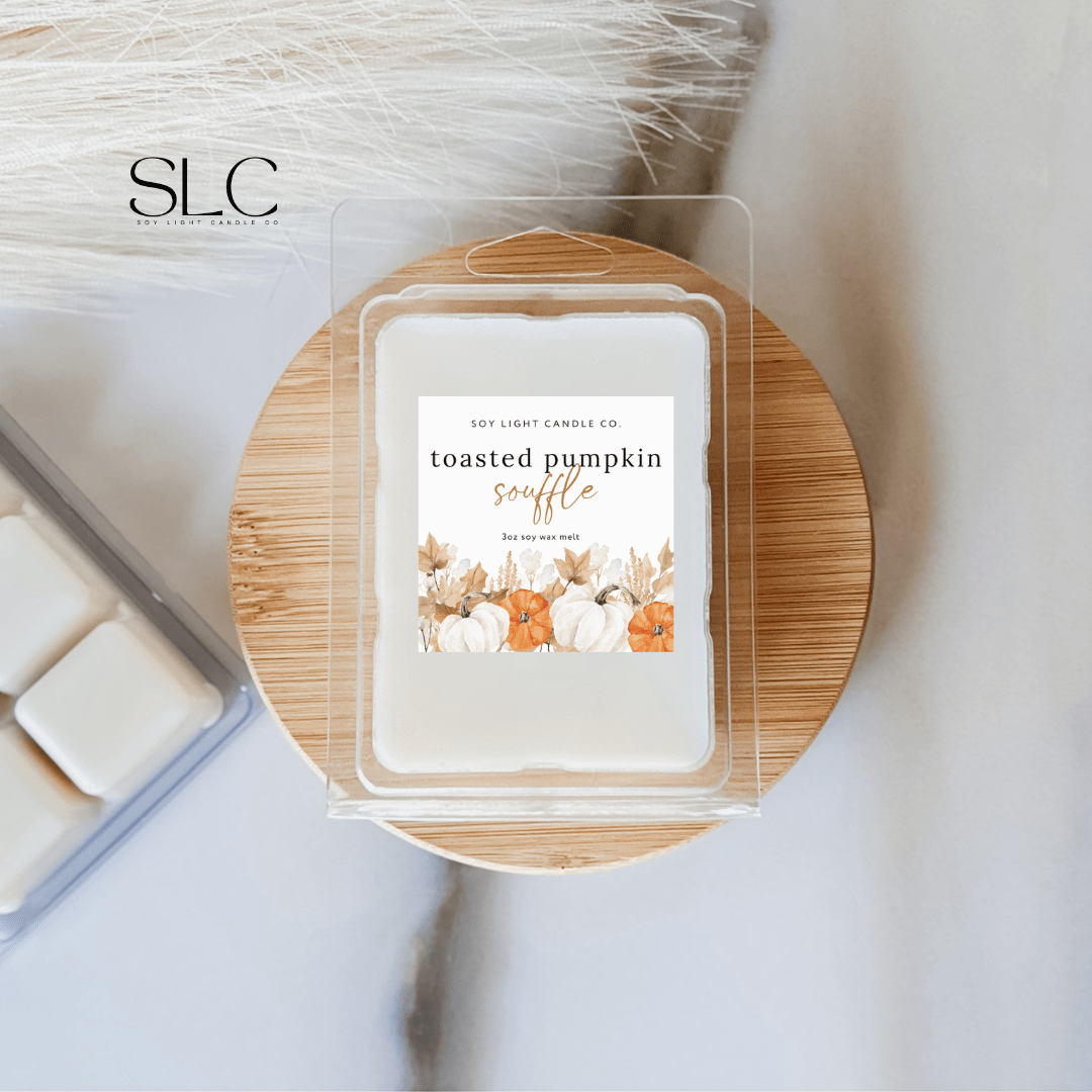 Toasted Pumpkin Souffle Wax Melt - Soy Light Candle Co.