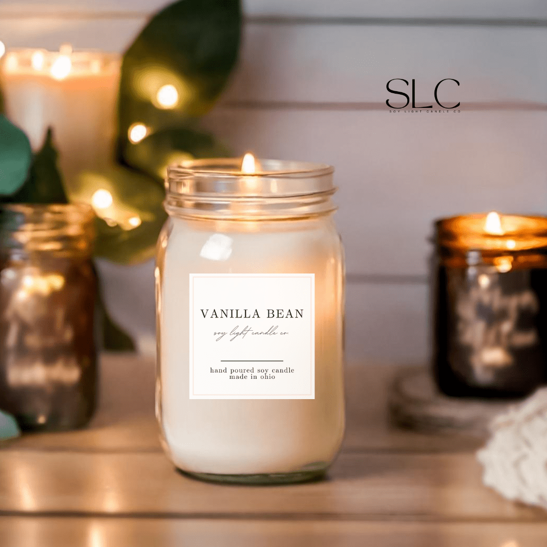 Vanilla Bean Candle - Soy Light Candle Co.